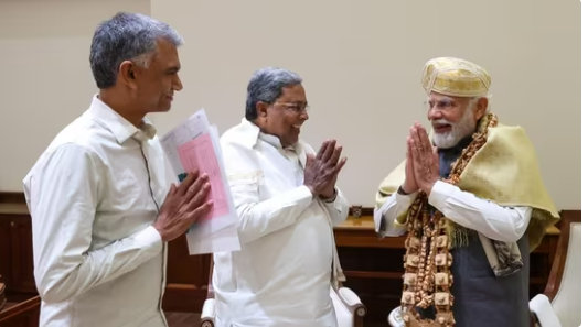 Siddaramaiah met Prime Minister Modi
