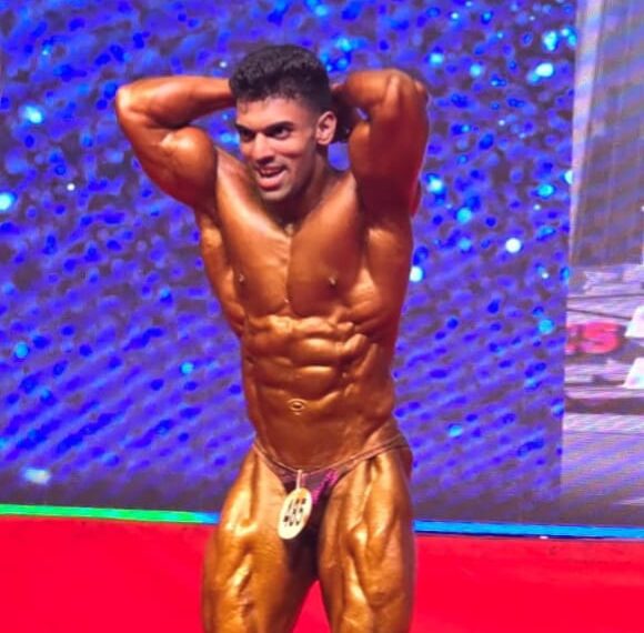 Kishan Shetty of Alva's College won a gold medal and Pratham Poojary won a silver medal.