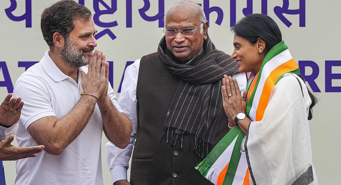 YS Sharmila joined congress