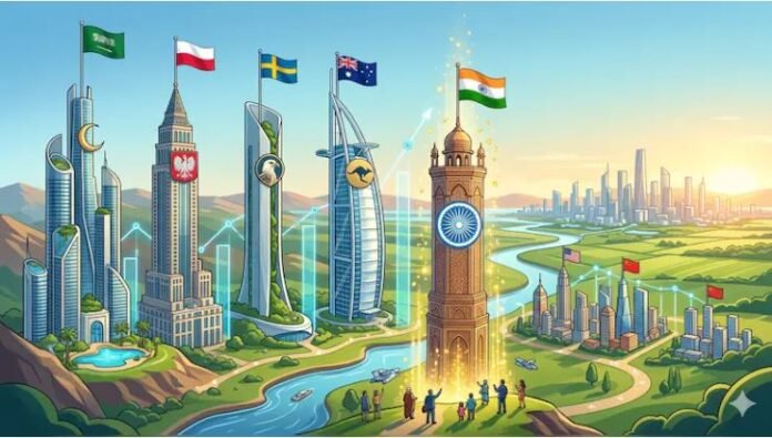 India is flying high but has a smaller population
