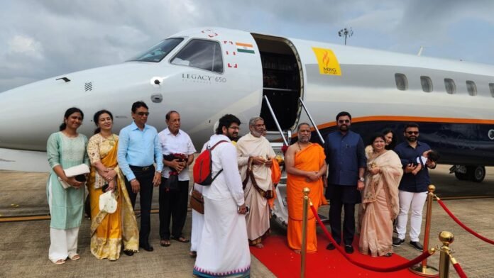 New feather to the MRG Group: Dr. K. Prakash Shetty adds private jet