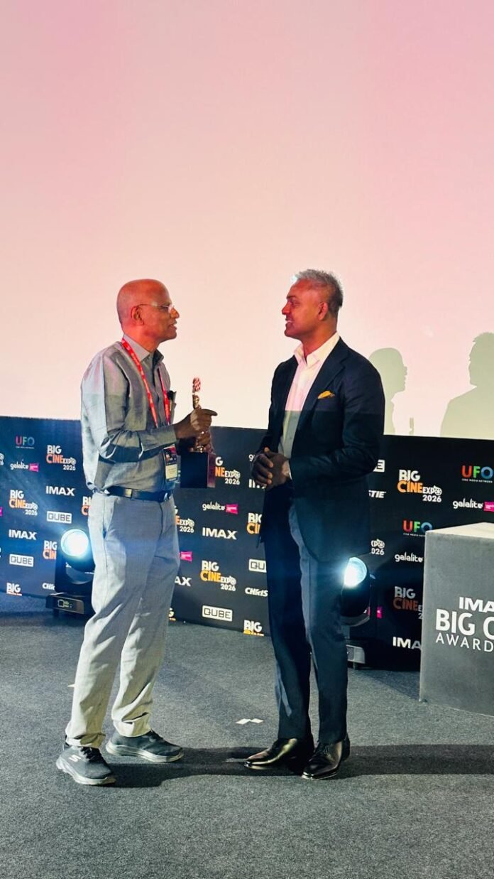 Bharat Cinemas has been awarded the “Regional Emerging Cinema Chain of the Year” award.